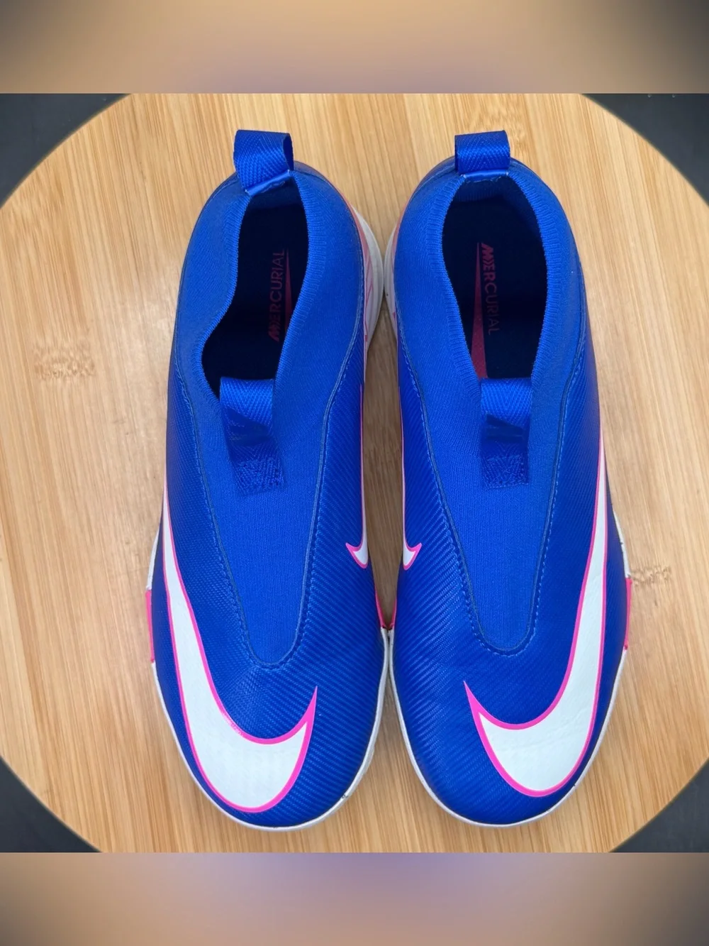 Nike Jr. Mercurial Superfly 10 Academy Turf High-Top Soccer Cleats Sz 3Y